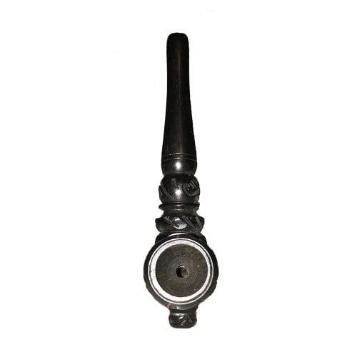 detailed wooden 4 inch pipe in ebony