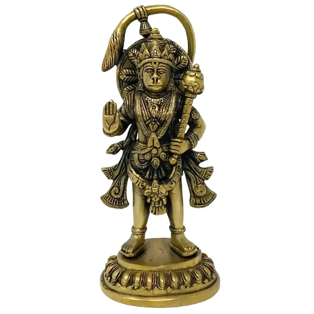 Standing Hanuman Murti in 9”
