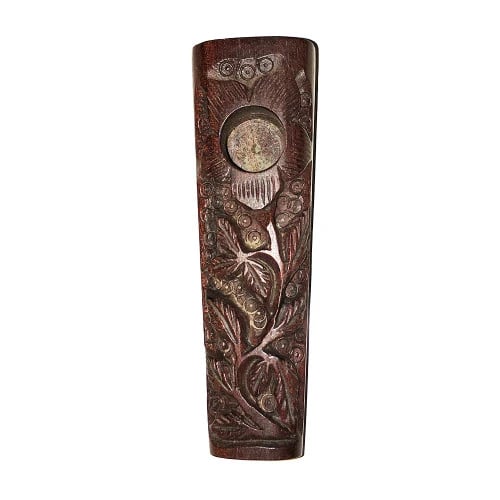 tree wooden pipe in 3.5 inch brown