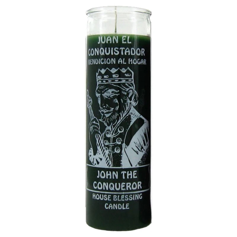 7 day candle john the conqueror house blessing in green
