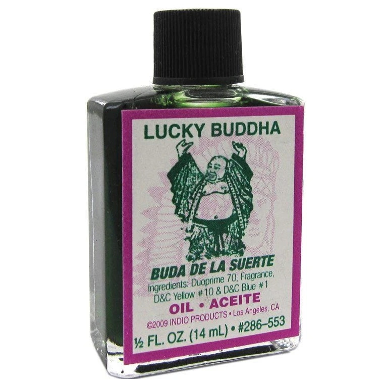 indio lucky buddha oil