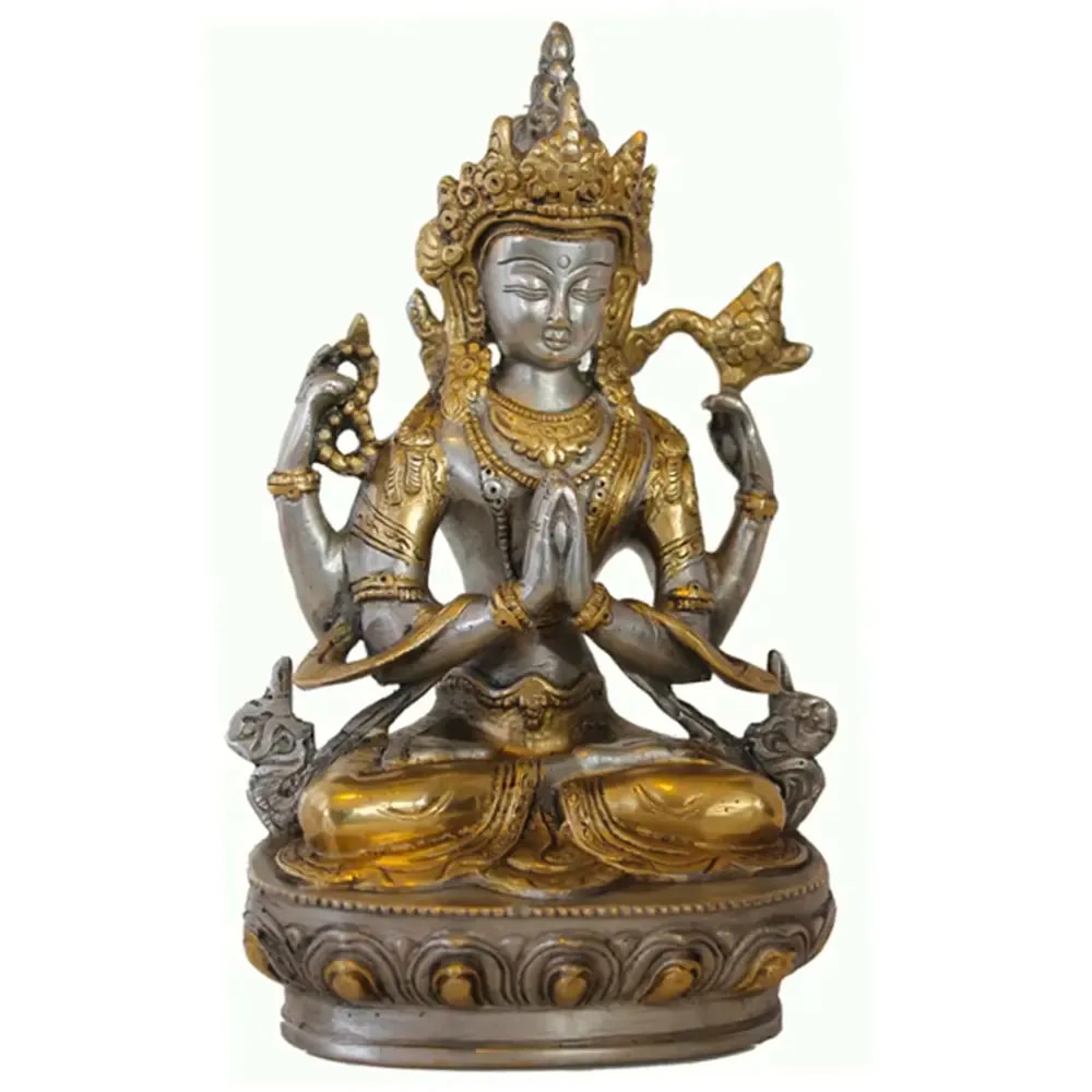 Sitting Buddha Murti in 8”