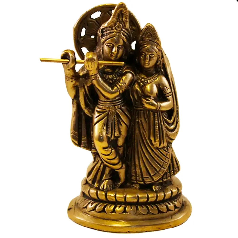 Krishna and Radha Murti in 6”