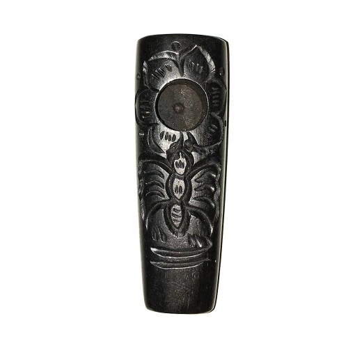 spider wooden pipe 3 inch in ebony