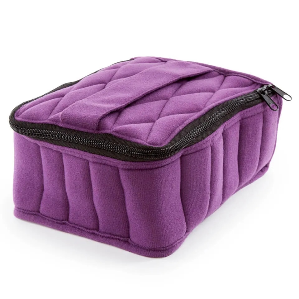 Soft Carrying Case 30 Bottles in Purple/Lavender