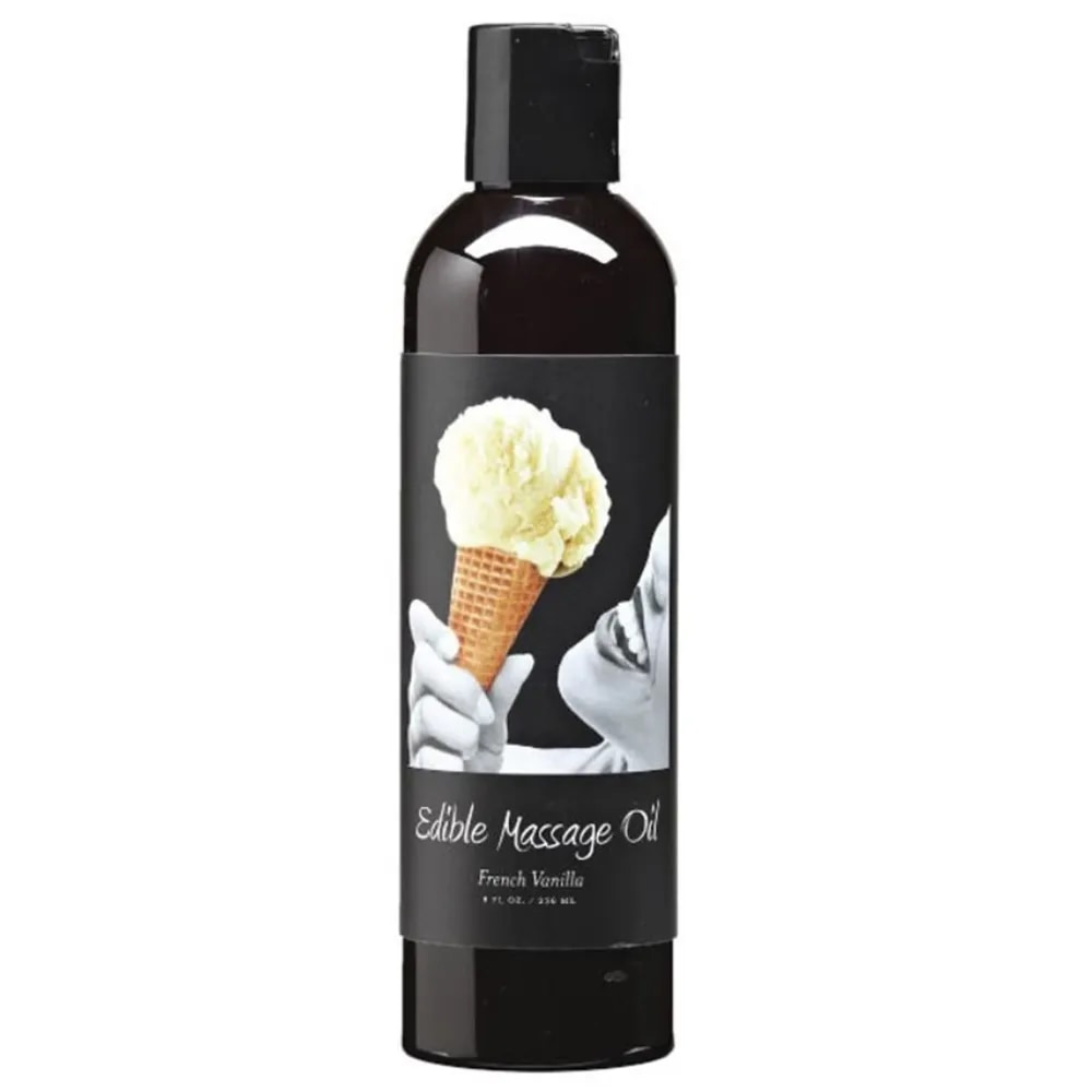 edible massage oil 2oz/60ml in vanilla