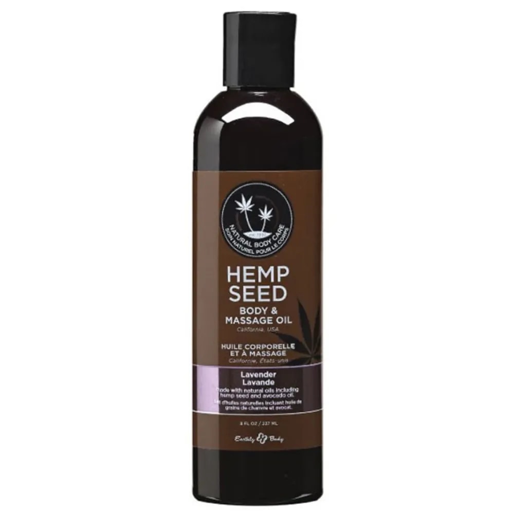 hemp seed massage & body oil 2oz/60ml in lavender