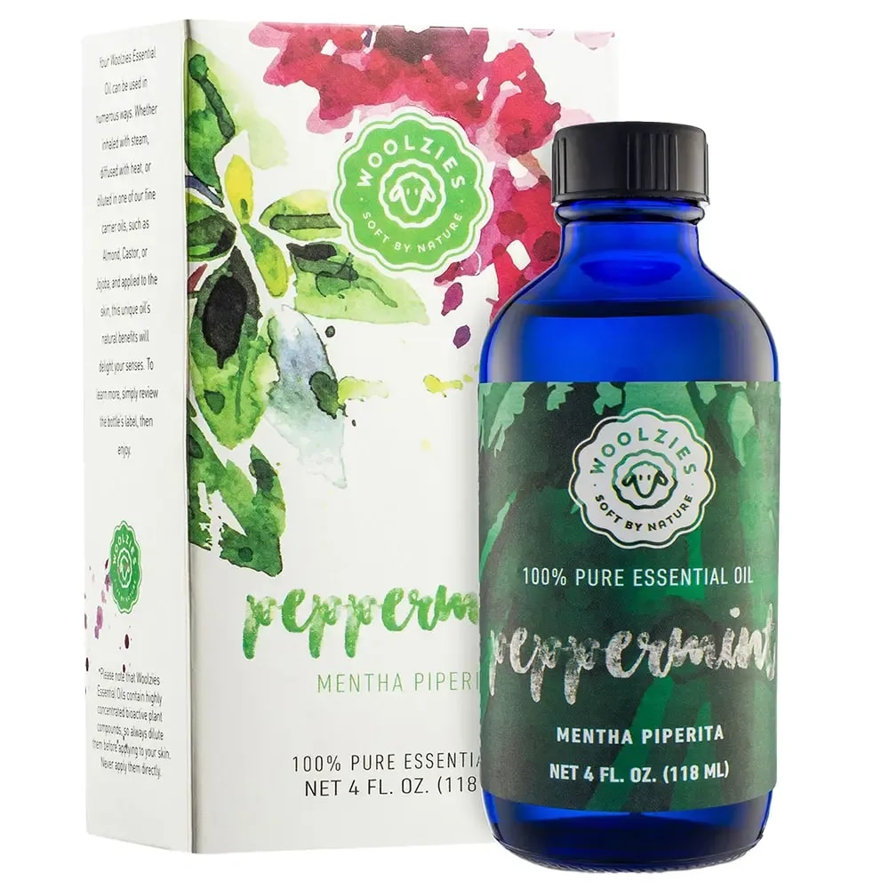 Woolies Peppermint Essential Oil in 4oz/118mL